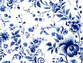 Seamless printing pattern design, printing pattern for clothing, printing texture for all over printing, ai generated photo