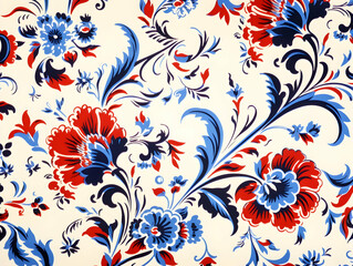 Seamless printing pattern design, printing pattern for clothing, printing texture for all over printing, ai generated photo