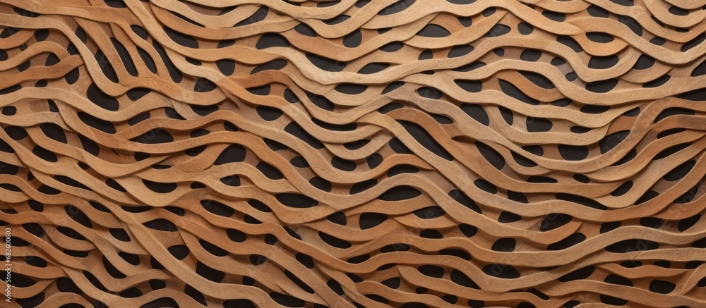 Poster in the midst of a scorching summer, the abstract texture of the desert sand mesmerizes with its undu