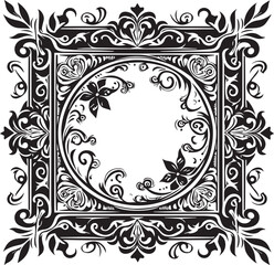 black and white Ikat floral paisley embroidery on white background.design for texture,fabric,clothing,wrapping,decoration.