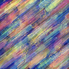 Texture background created using abstract brush strokes with vibrant colors made from acrylic paint.