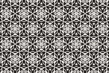 Gordijnen Vector seamless pattern. Modern stylish abstract texture. Beautiful Geometric Modern Background © mafizul_islam