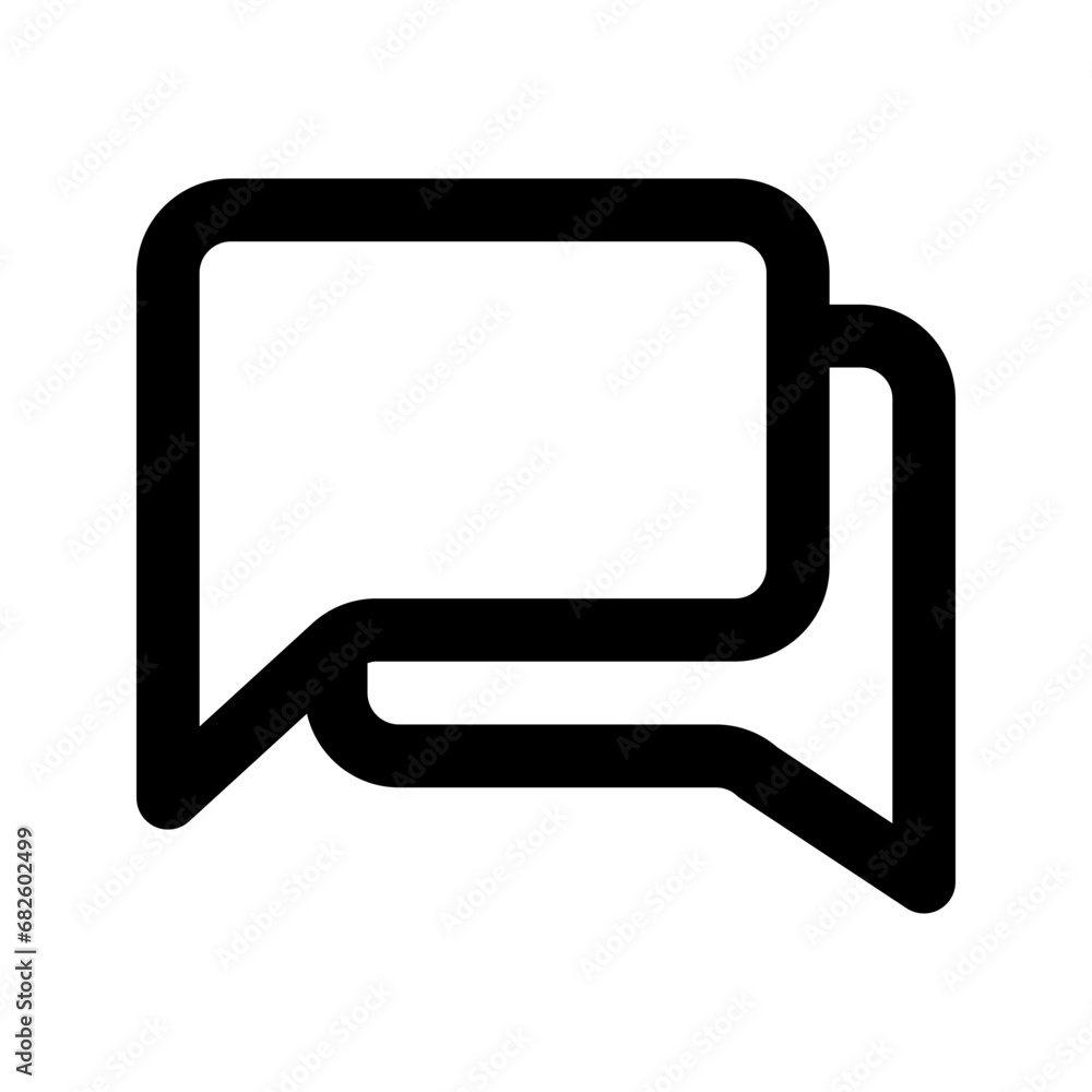 Poster live chat line icon