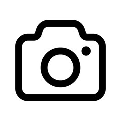 camera line icon