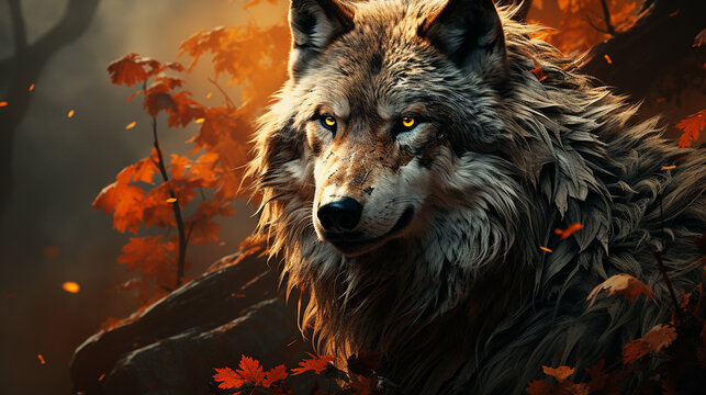 Wolf Wallpaper Images – Browse 30,071 Stock Photos, Vectors, and Video
