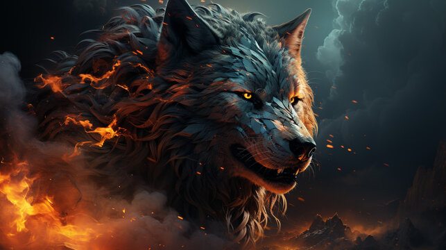 Cool wolf backgrounds discount