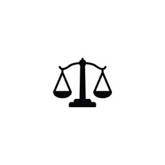 Scale Justice icon, Scale Justice sign vector