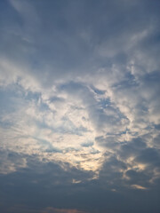 Fototapeta na wymiar cloud and vanilla sky background
