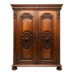 Armoire, transparent background, isolated image, generative AI
