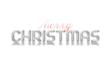 Merry Christmas 3D Realistic Calligraphy Text Effect