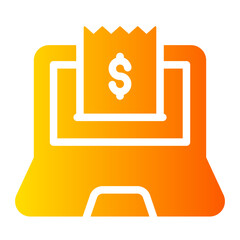 invoice Gradient icon