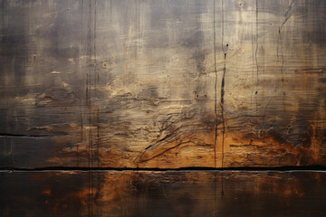 木材の茶色や黒色の壁の板パネルのテクスチャの背景画像。　Wood brown or black wall plank panel texture background image、Generative AI	 - obrazy, fototapety, plakaty