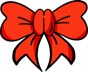 The ribbon image for celebration or giving concept