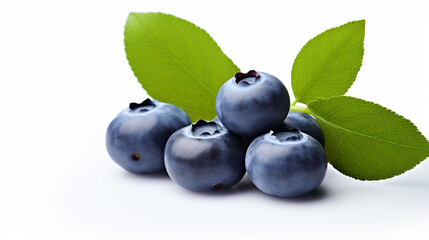 blueberry isolated on white background fresh fruit