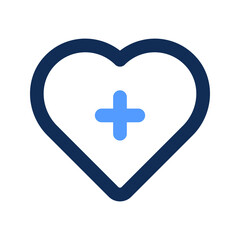 Obraz premium healthy outline color icon