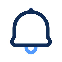 notification outline color icon