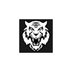 Tiger logo. Tiger vector illustration.