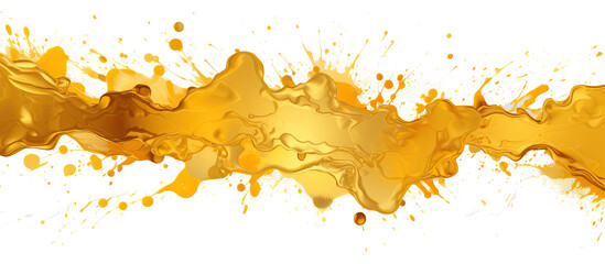 gold paint splatters from splatterspng . Gold Foil Frame Gold brush stroke on transparent background.