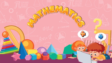 Boy and Girl Study Math Together