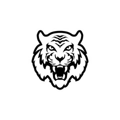 Tiger logo. Tiger vector illustration.