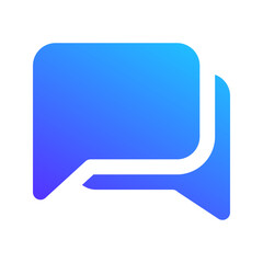 live chat gradient fill icon