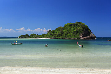 Obraz premium Ao Bo Thonglang or Bo Thonglang Beach in Bo Thonglang Prachuap Khiri Khan Province Thailand 