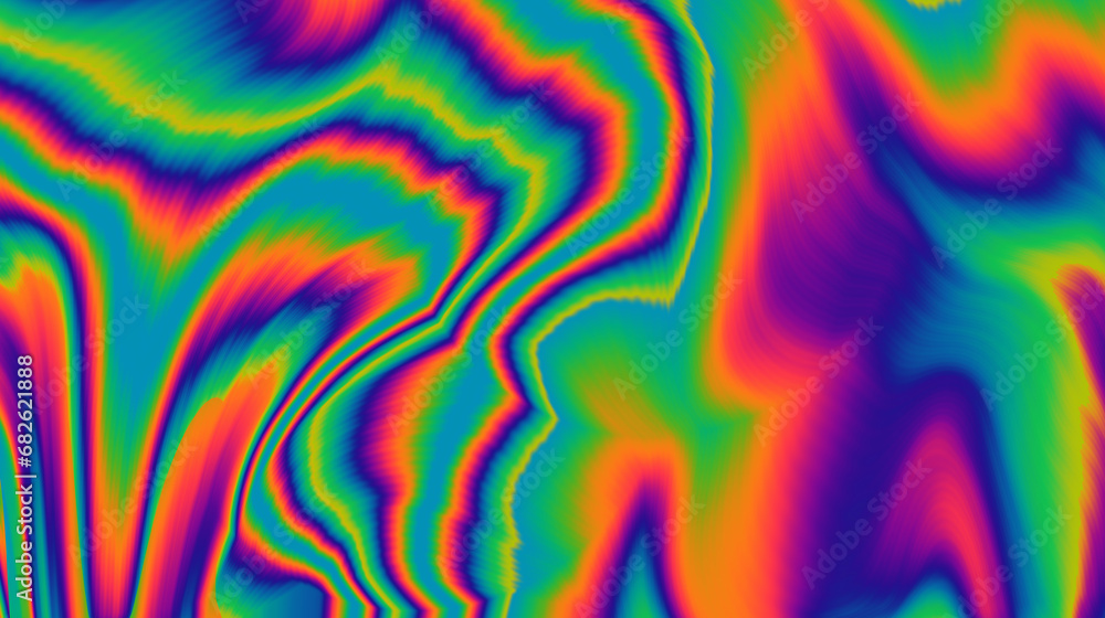 Aufkleber A background pulsating with psychedelic and trippy vibes, a surreal canvas of swirling colors and mesmerizing patterns.