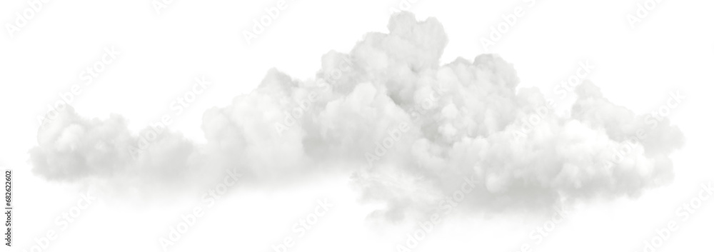 Poster cut out soft cloudscape atmosphere transparent backgrounds 3d rendering png