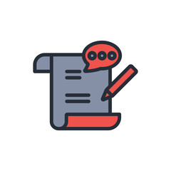 torytelling icon. vector.Editable stroke.linear style sign for use web design,logo.Symbol illustration.