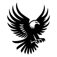 Fototapeta premium Flying Bird Logo concept vector silhouette illustration