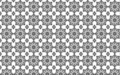 Decorative Element seamless pattern, circle decoration