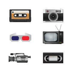 The design of appliances from the 90s and memories of contemporary fashion are being used in various media and trends in today's era. shotlist1990
