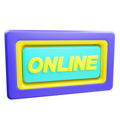 3d Online icon object