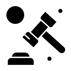 auction vector design icon . Svg