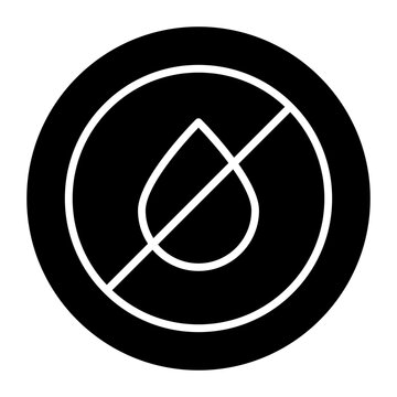 recommend clip art: no water vector design icon.svg