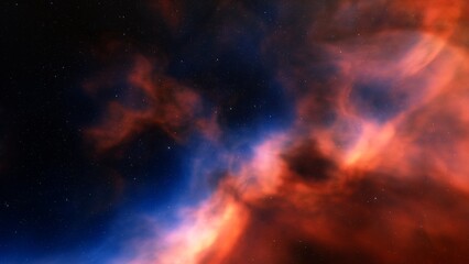 Colorful space galaxy cloud nebula. Stary night cosmos. Universe science astronomy. Supernova background wallpaper
