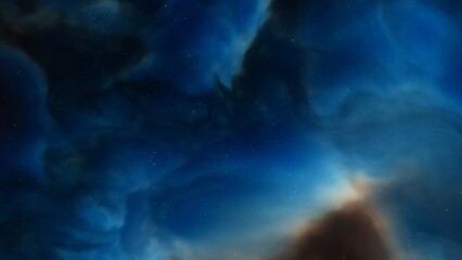 Naklejka na ściany i meble bright nebula, nebula in space, majestic red-purple nebula, beautiful space background 3D render