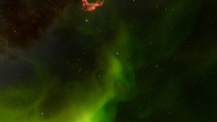 Obraz na płótnie Canvas bright nebula, nebula in space, majestic red-purple nebula, beautiful space background 3D render