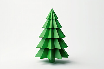 Green Paper Christmas Tree 