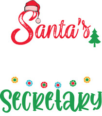 Obraz premium Santa's Favorite Christmas Svg