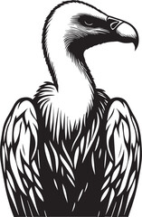 Vulture Vector Icon Symbol & Logo
