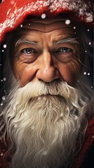 An image of Santa Claus. Generative Ai.