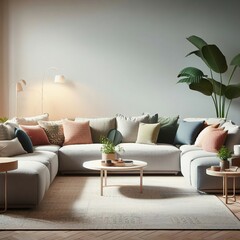 sofa interior and calm mood interior