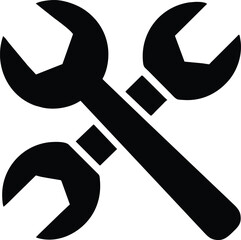 Icon design related to wrench tools