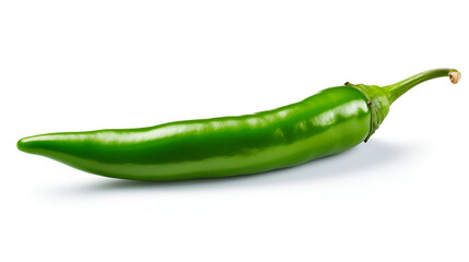 green chili pepper transparent background  - obrazy, fototapety, plakaty