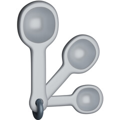 Measuring Spoons 3d Icon