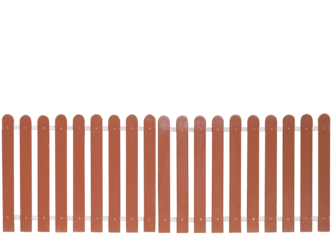 fence isolated on white