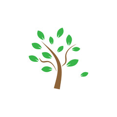 Obraz premium tree logo icon
