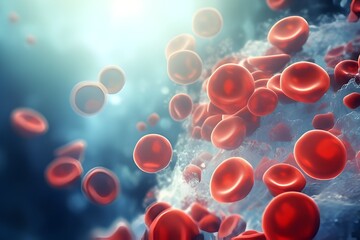 blood cells - obrazy, fototapety, plakaty