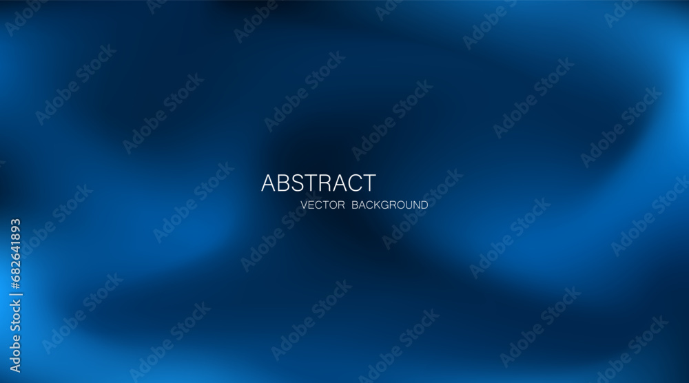 Poster blue abstract background with colorful gradient for banner or cover design. dark blue background
